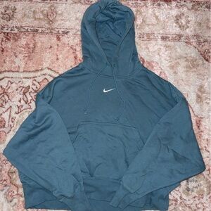 Womens Blue Hoodie Sweater